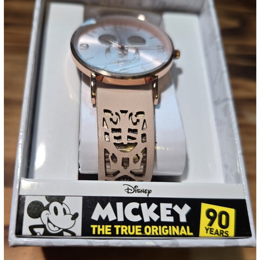NWT Disney Mickey Mouse Wrist Watch 90th Anniversary Collectible Timepiece - Picture 3 of 4